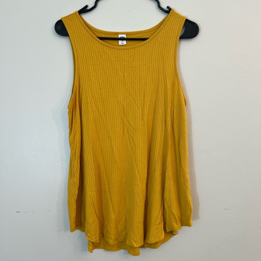 Old Navy Mustard Yellow Tank Top